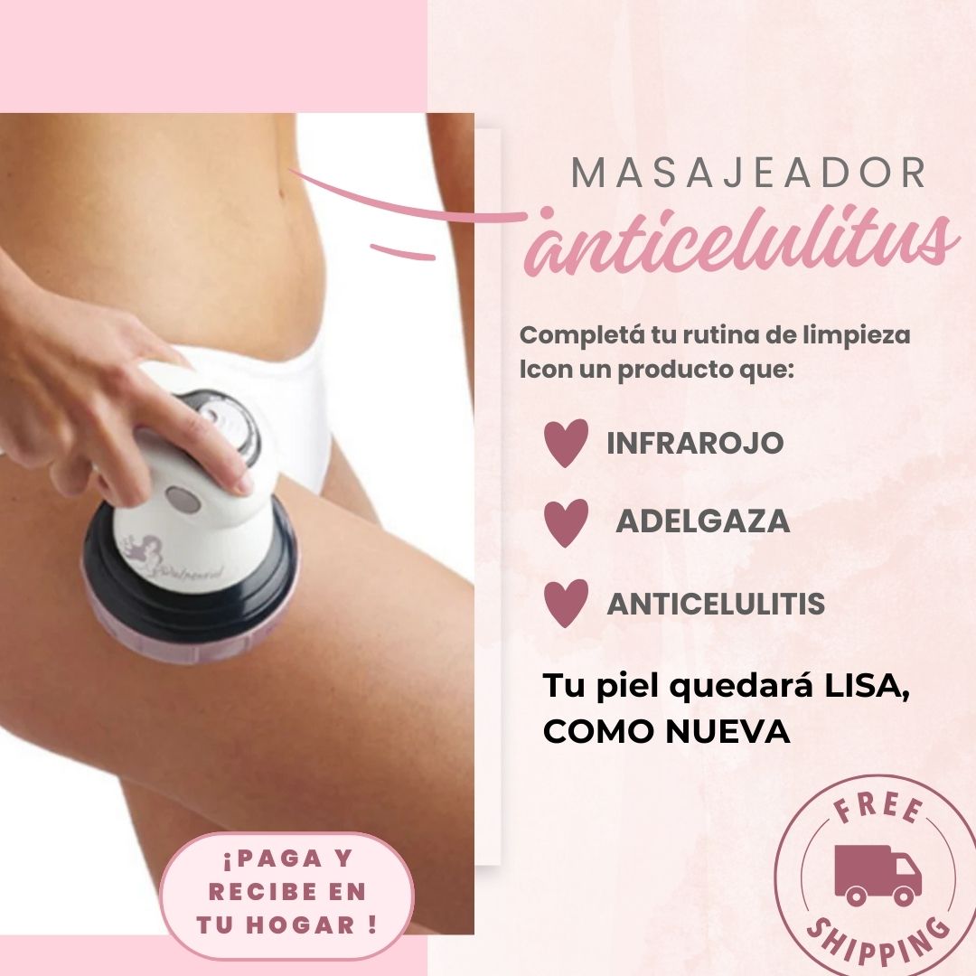 CelluGlow: Masajeador 4 en 1 👸🏼 ¡Con Envío Gratis! 🚚